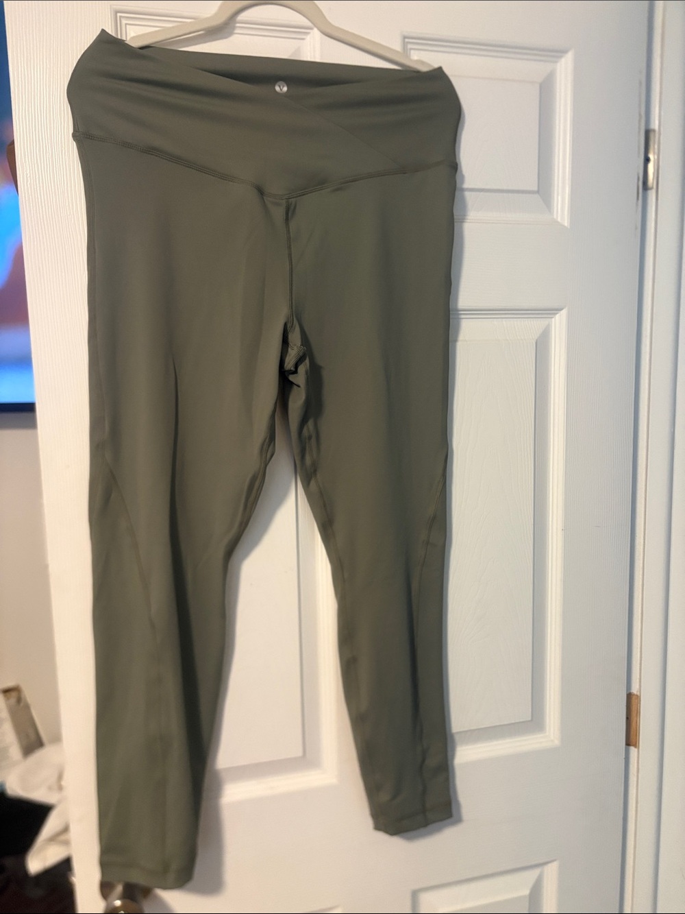 Velocity INTERLOCK TESSERA high waist Leggings - Olive Green
